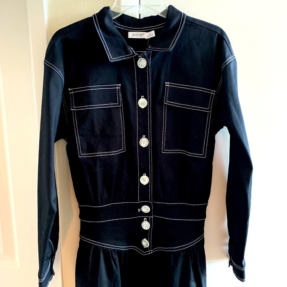 RARE! NWT The Line by K black shirt dress Size M